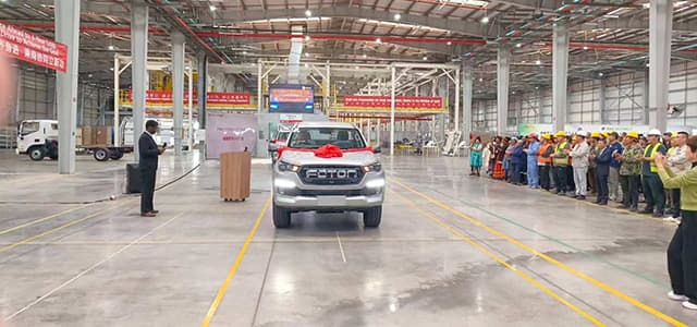 Foton’s First Pre-Production CKD Pickup Rolls Off the Line in South Africa